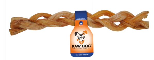 6″ Braided Beef Tendon