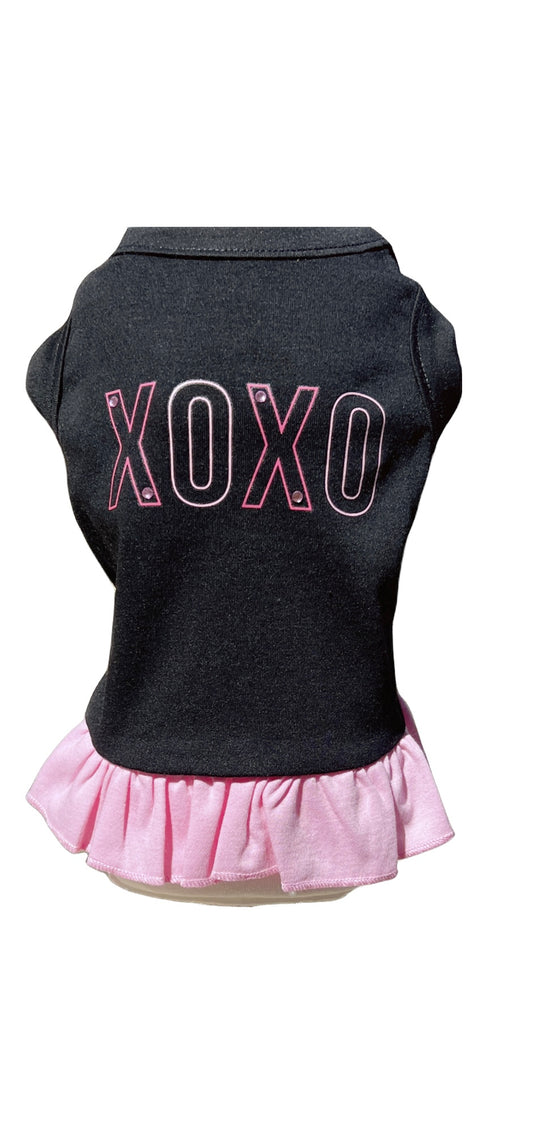 XOXO Dress with rhinestones
