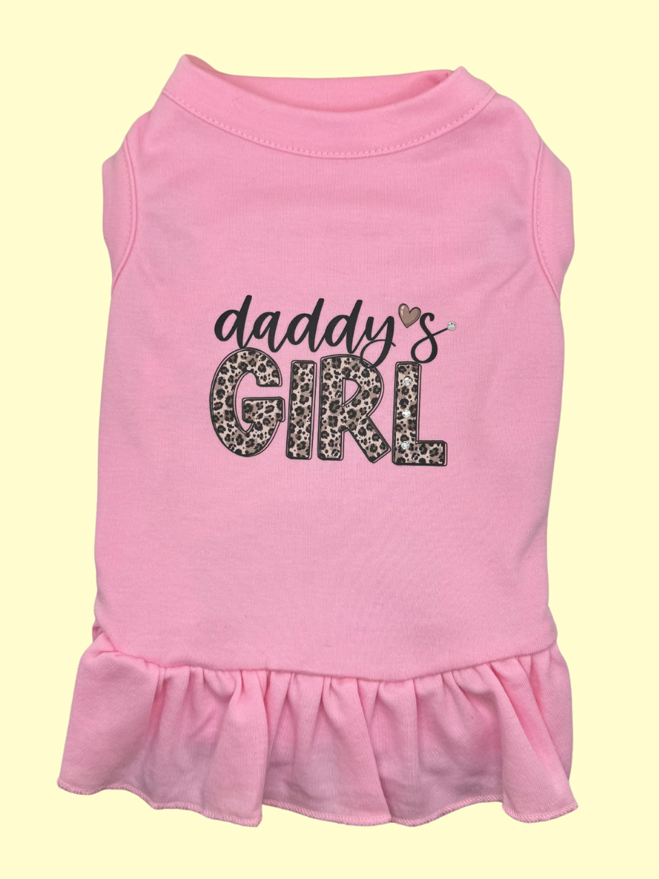 Daddy’s Girl Pink Ruffle Dog Dress – Cute & Stylish Pup Outfit
