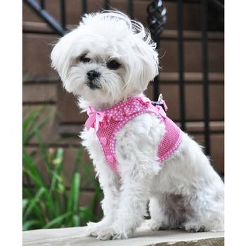 Pink Polka Dot - American River Choke Free Dog Harness