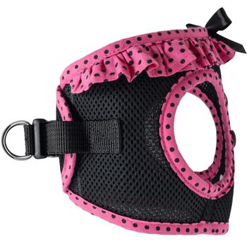 Hot Pink and Black Polka Dot - American River Choke Free Dog Harness